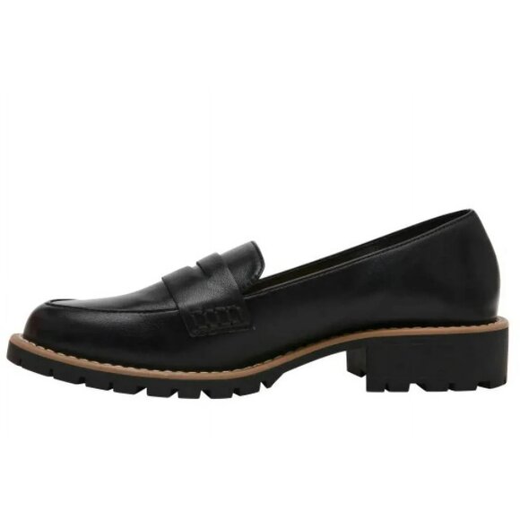 DV by Dolce Vita Size 7.5 Lug Loafers Black - Picture 4 of 6